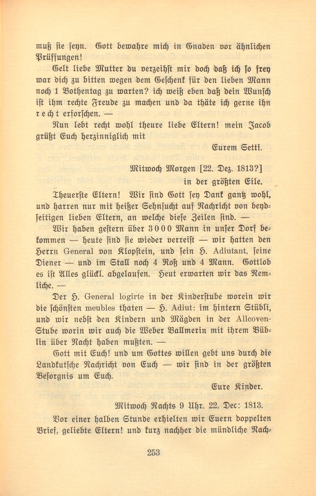 Hundertjährige Briefe einer Lausener Pfarrfrau [Susanna Maria Burckhardt-Schorndorf] – Seite 4