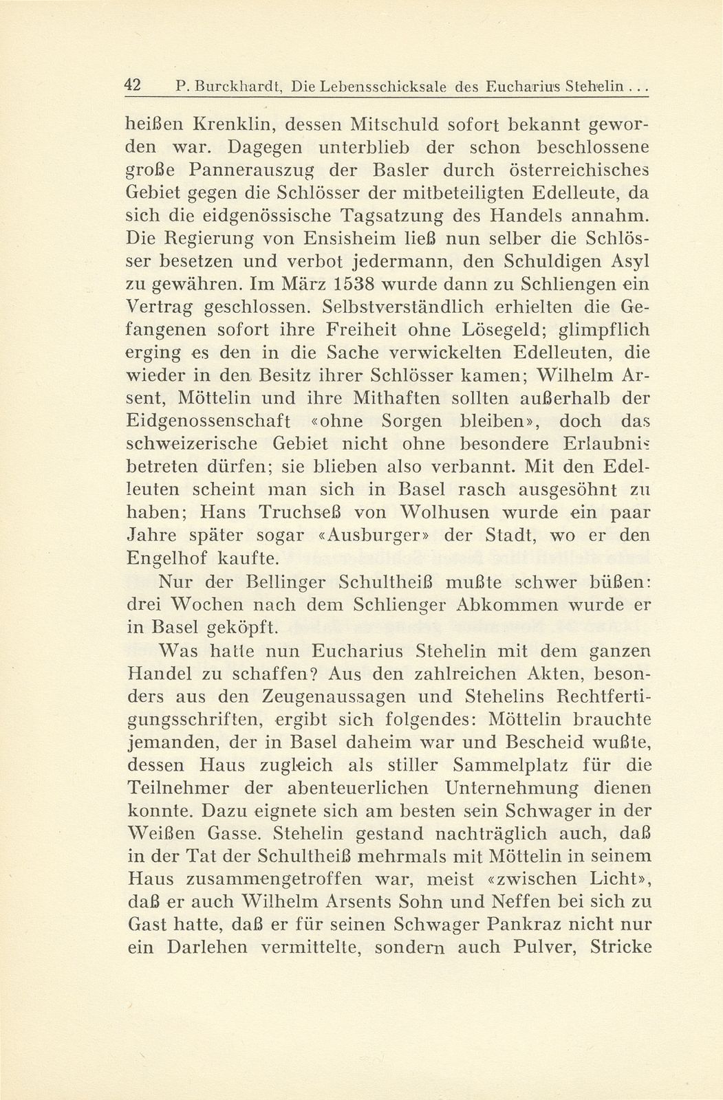 Die Lebensschicksale des Eucharius Stehelin und seine Zeitungsberichte aus dem Schmalkaldischen Krieg – Seite 8