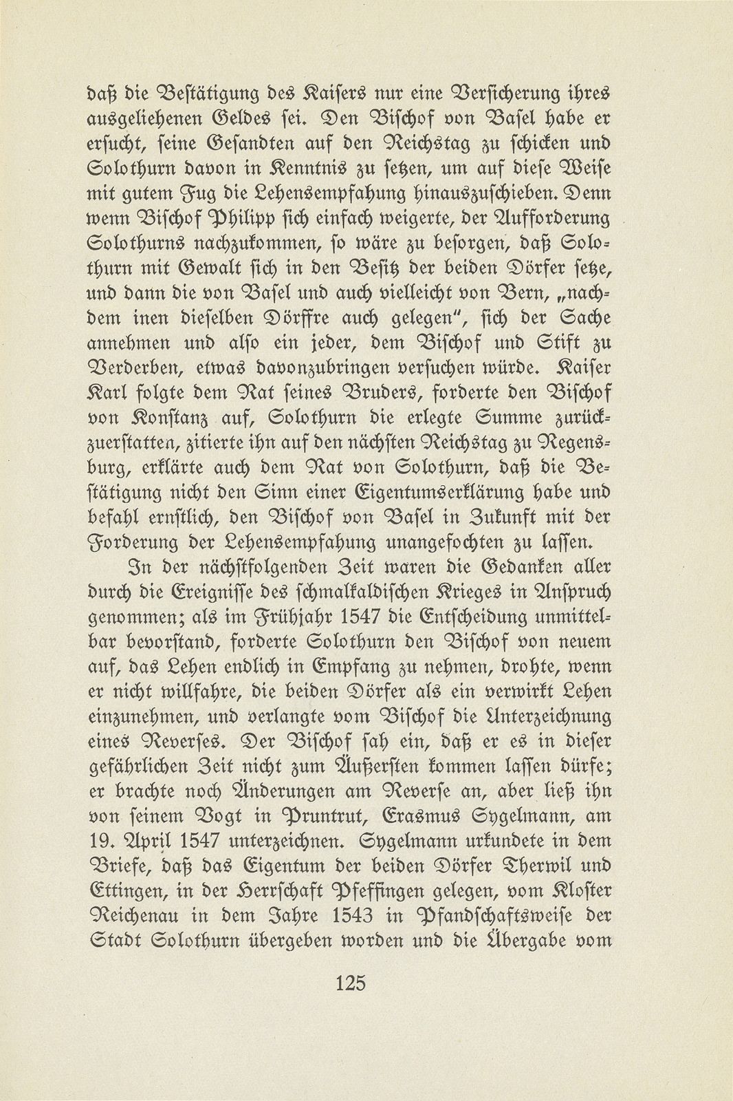 Therwil und Ettingen in der Zeit der Reformation und Gegenreformation – Seite 19