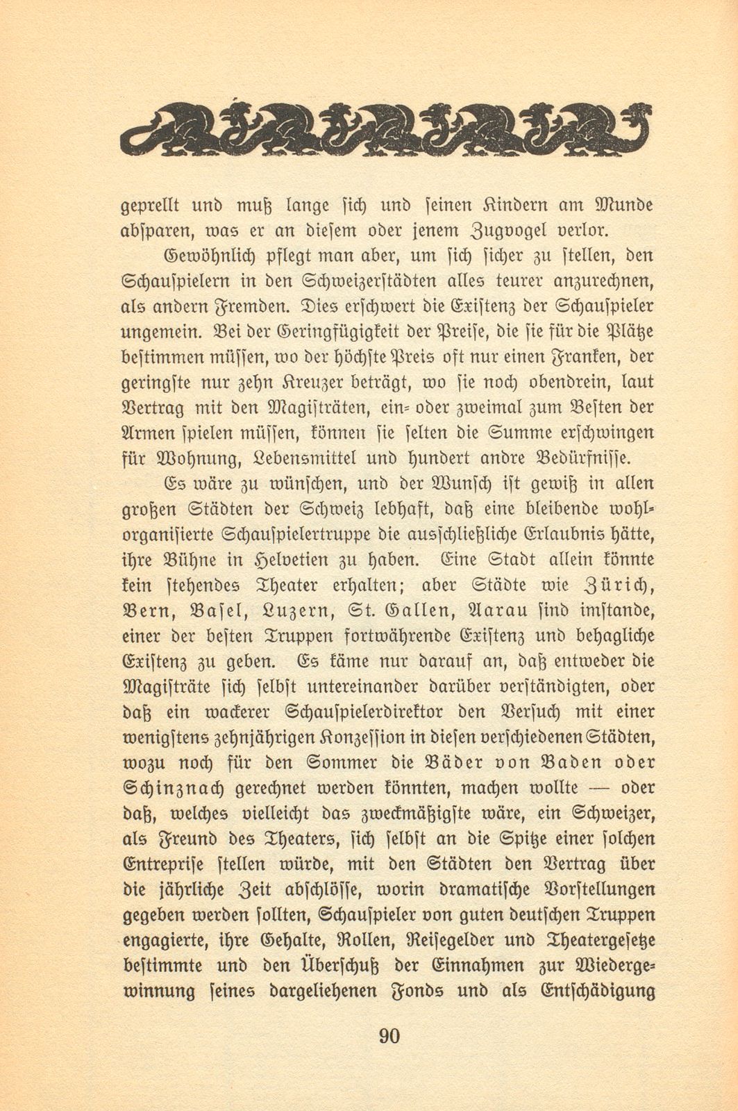 Ein Beitrag zur schweizerischen Bühnengeschichte vor hundert Jahren – Seite 6