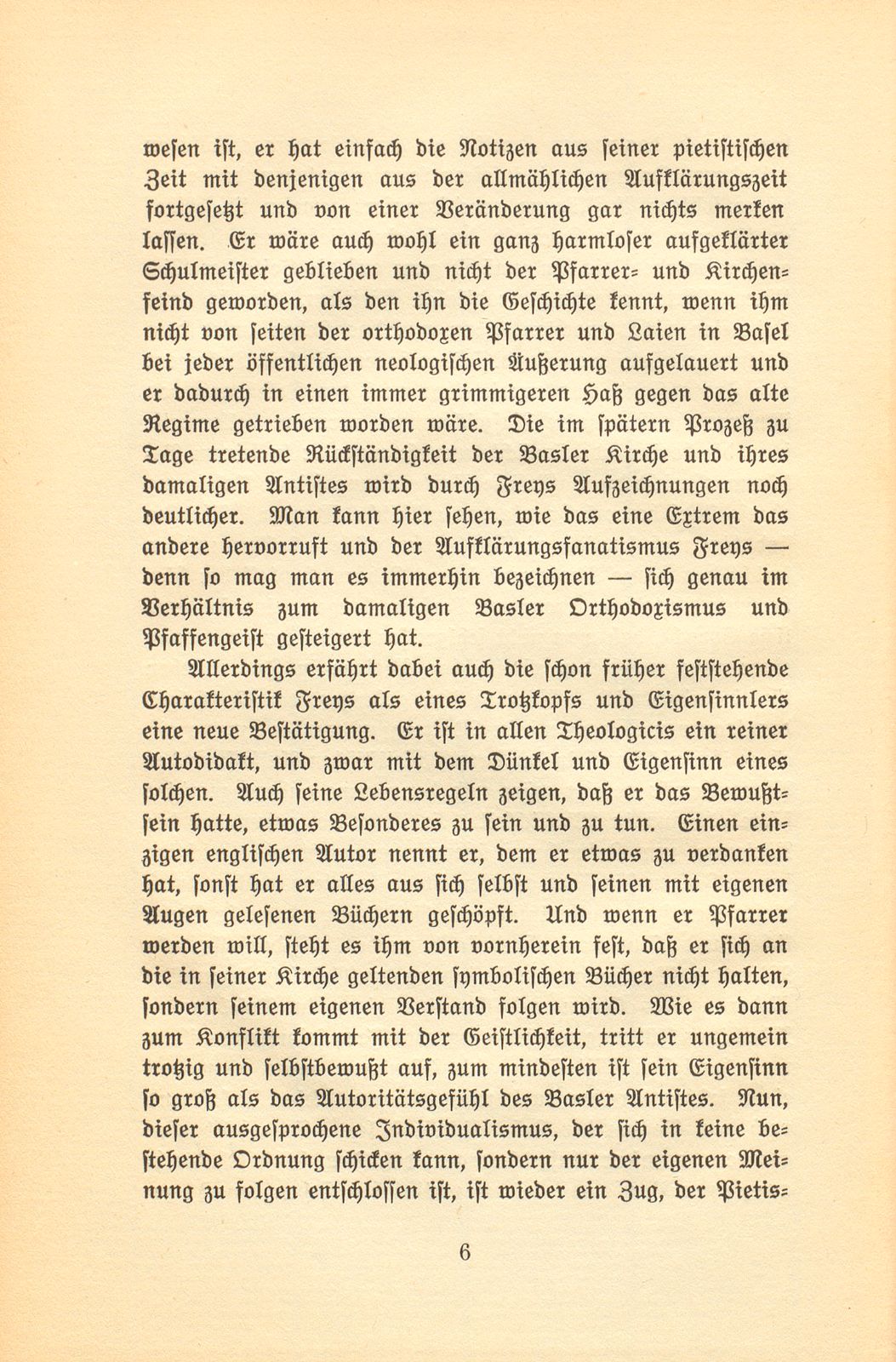 Aus den Papieren eines Pietisten und Aufklärers. [Joh. Frey] – Seite 6