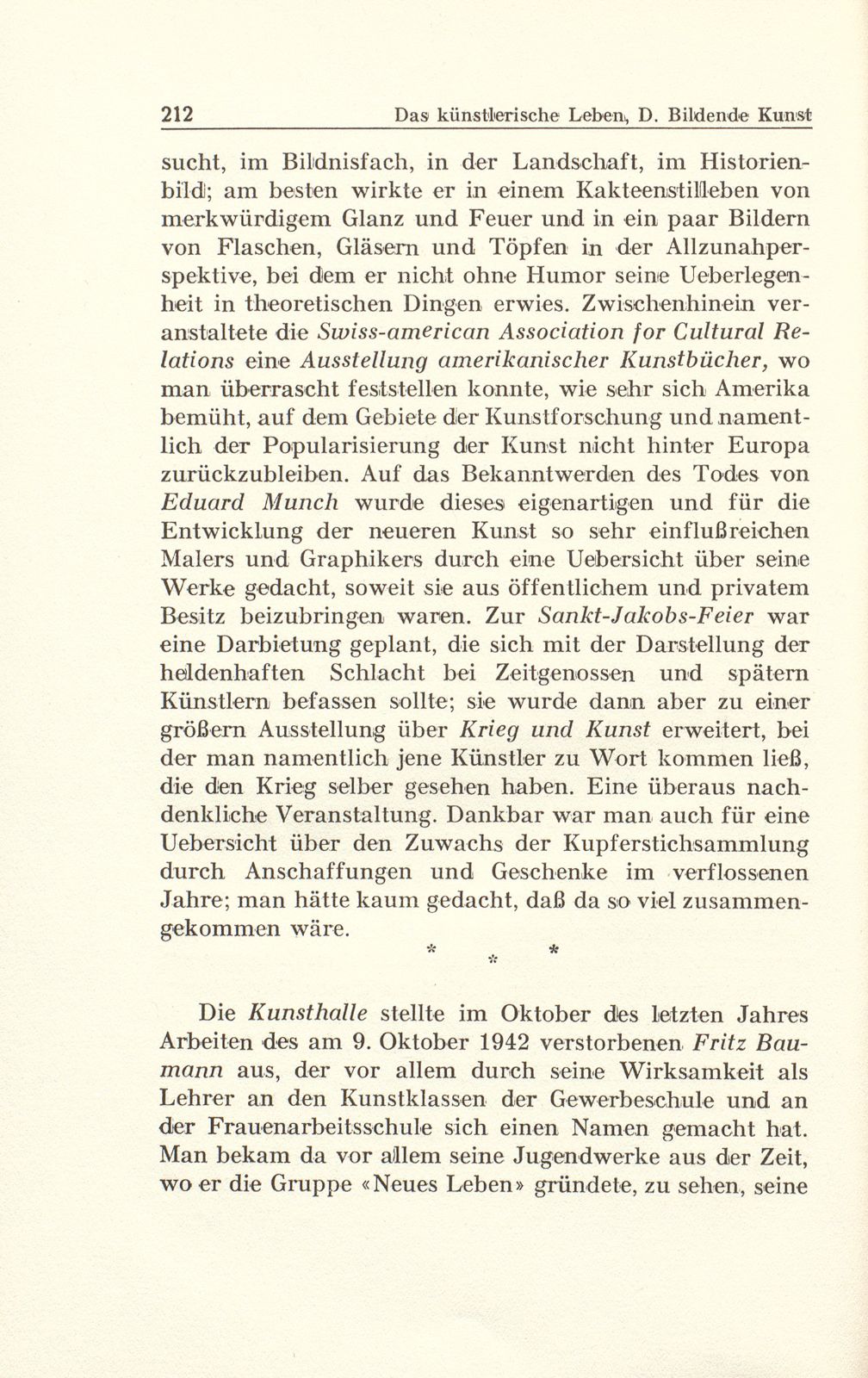 Das künstlerische Leben in Basel vom 1. Oktober 1943 bis 30. September 1944 – Seite 3