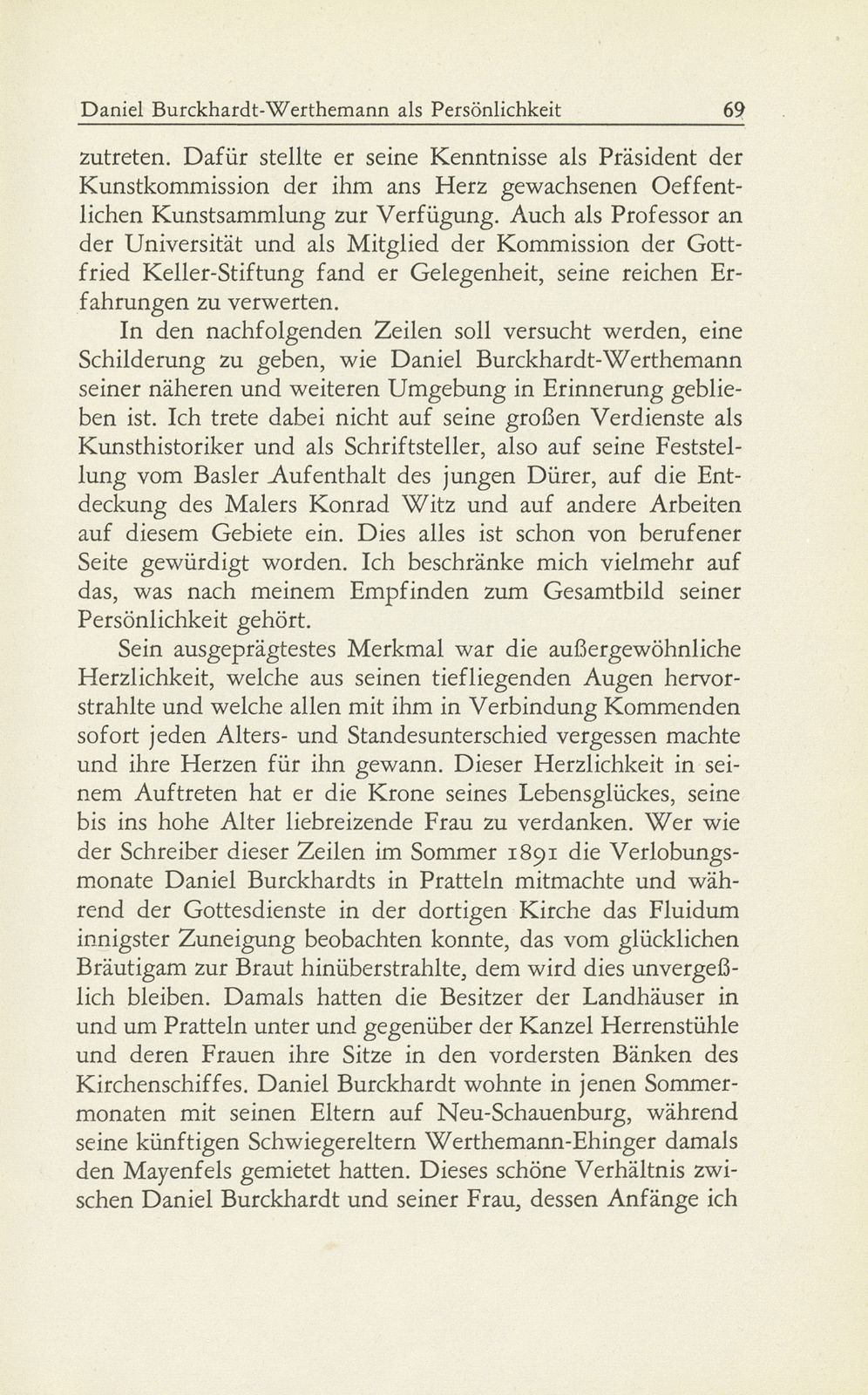 Daniel Burckhardt-Werthemann als Persönlichkeit – Seite 2