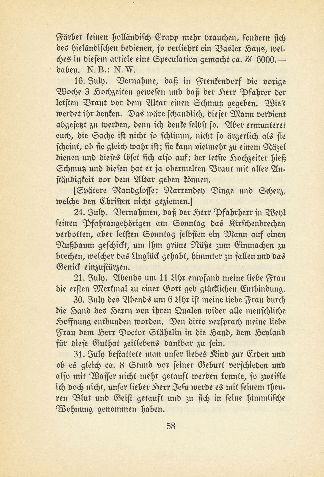 Streifzüge durch ein Notizbuch aus der Zopfzeit. [Emanuel Le Grand] – Seite 8