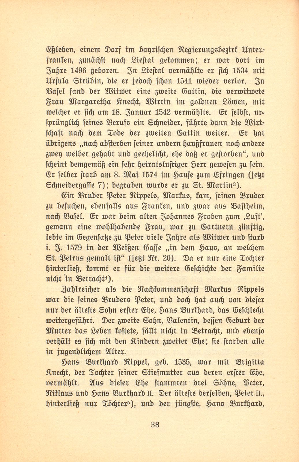 Basler Aufzeichnungen des siebenzehnten Jahrhunderts [Hans Jakob Rippel] – Seite 4