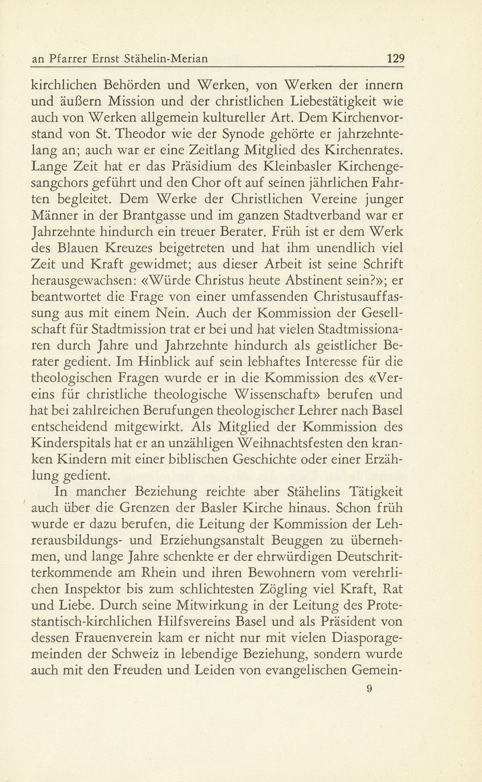 Zur Erinnerung an Pfarrer Ernst Staehelin-Merian – Seite 4