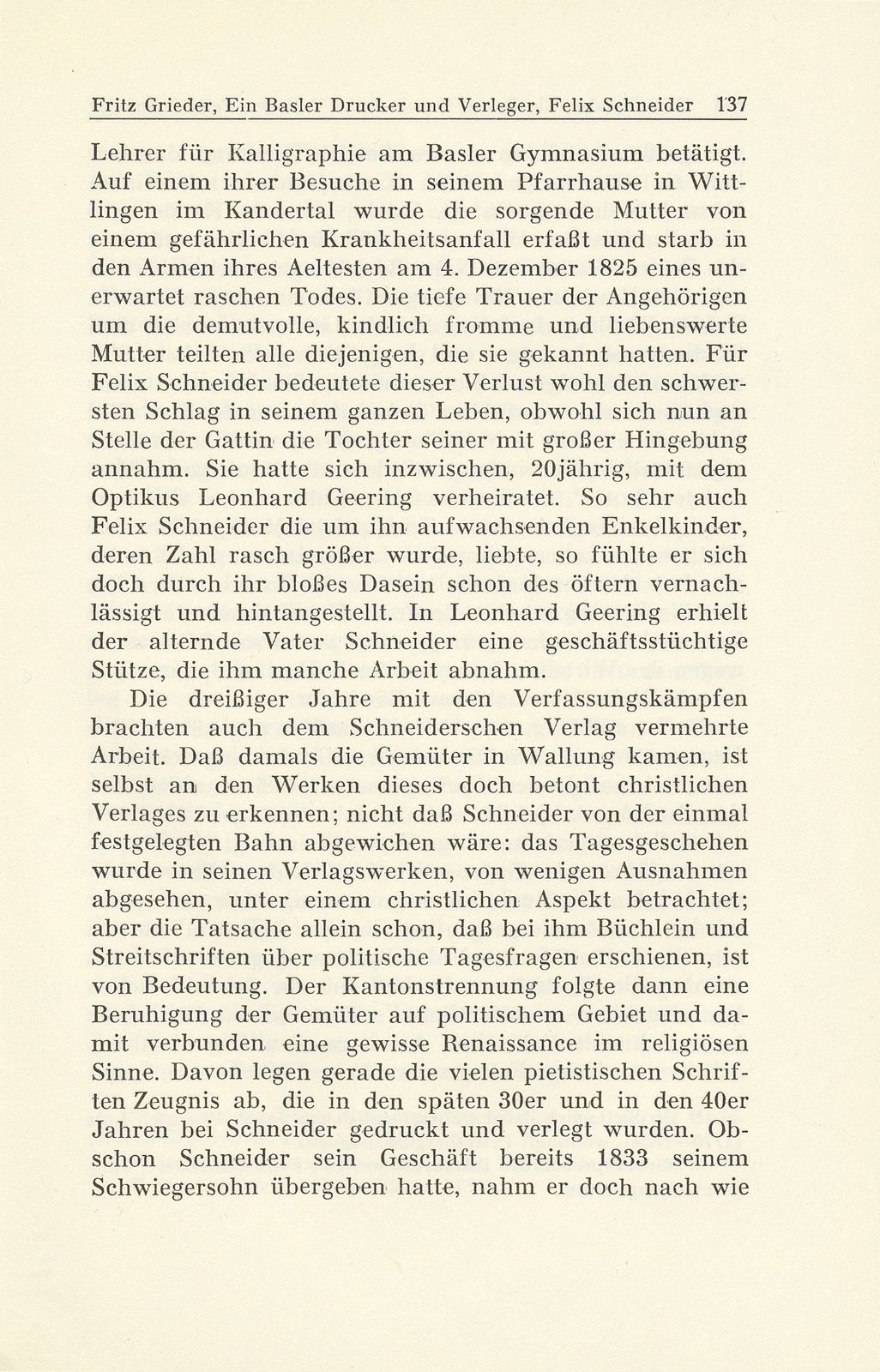 Ein Basler Drucker und Verleger im Dienste des Pietismus: Felix Schneider (1768-1845) – Seite 14