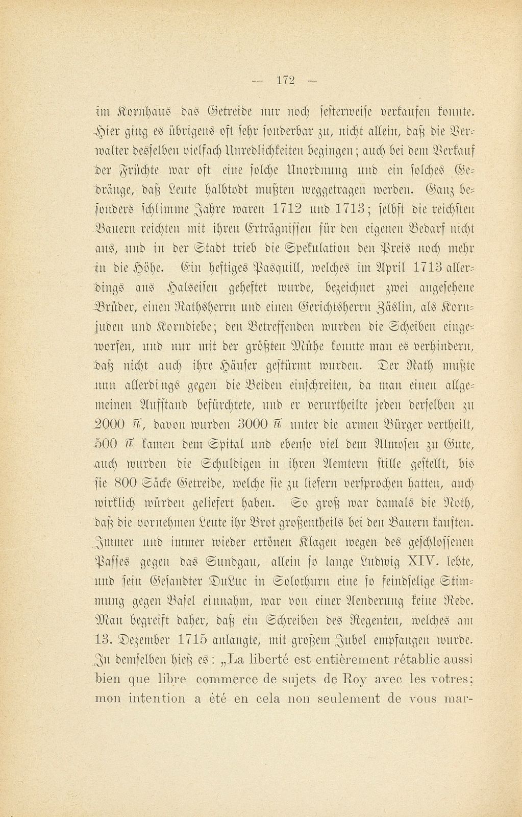 Mitteilungen aus einer Basler Chronik des beginnenden XVIII. Jahrhunderts [Sam. v. Brunn] – Seite 8