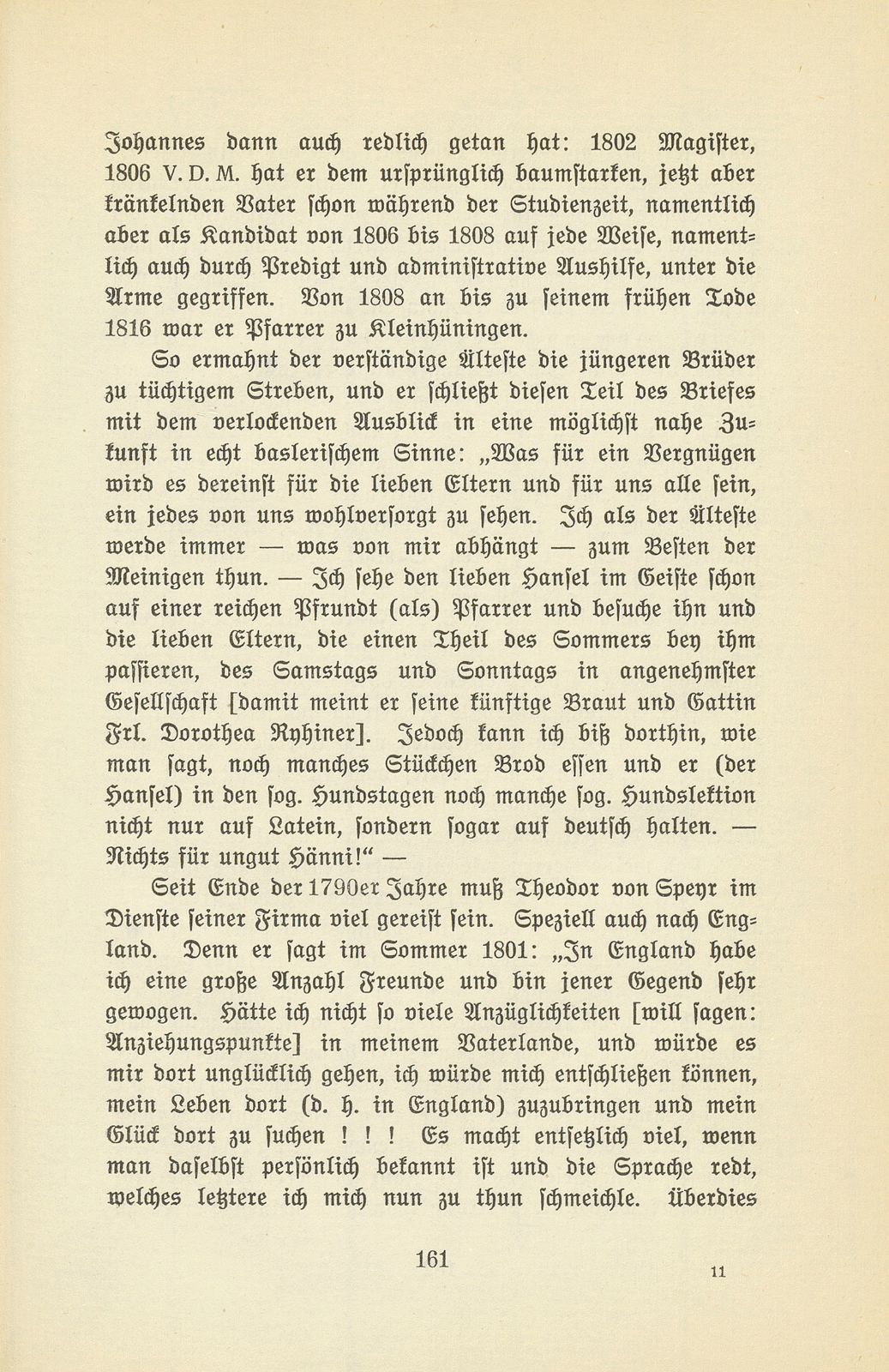 Abenteuer eines jungen Basler Kaufmanns vor hundert Jahren. Theodor von Speyr – Seite 5