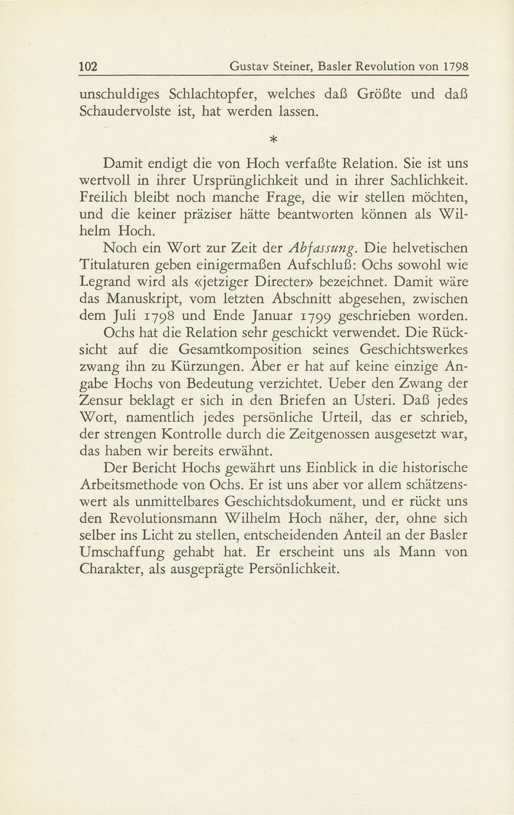 Zeitgenössischer Bericht über die Basler Revolution von 1798 [Wilhelm Hoch] – Seite 28