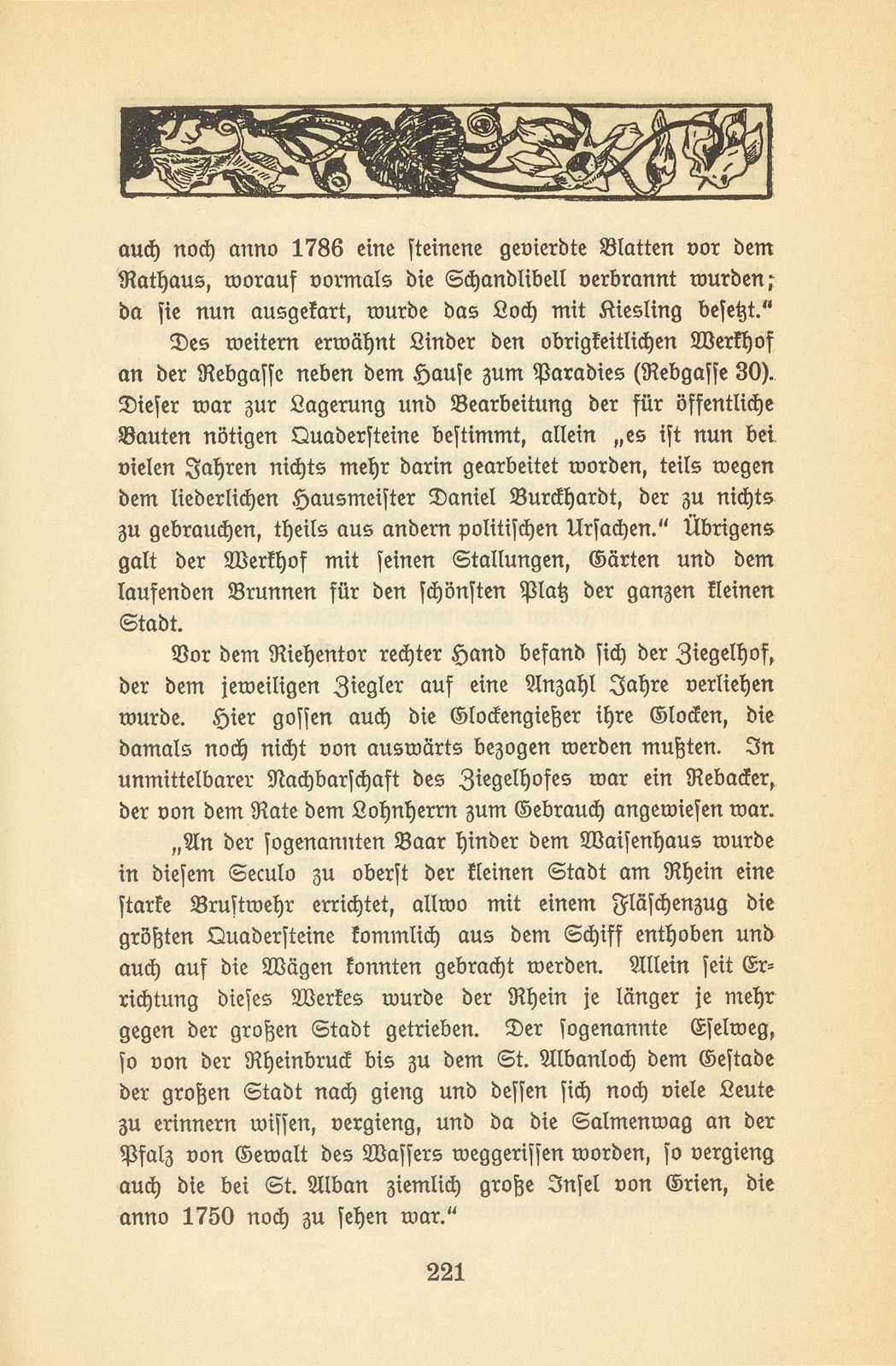 Eine Kleinbasler Chronik des 18. Jahrhunderts [Wilhelm Linder] – Seite 29