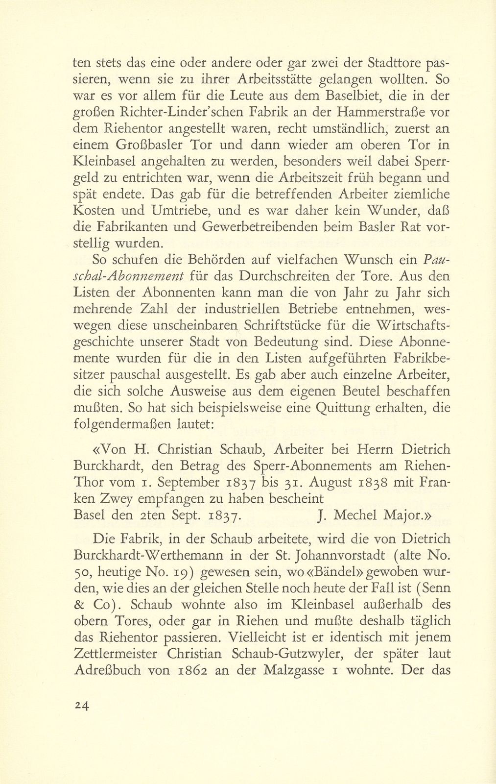 Die Basler Torsperren im 19. Jahrhundert – Seite 20