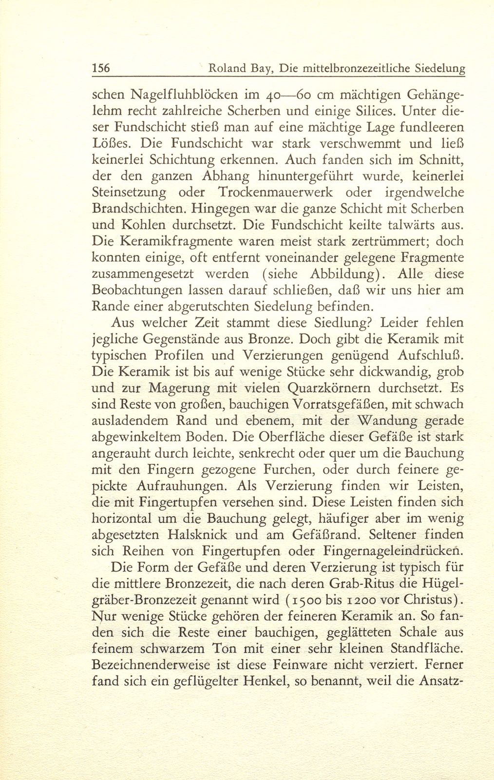 Die mittelbronzezeitliche Siedlung auf dem Hechtliacker im Kanton Basel-Stadt – Seite 6