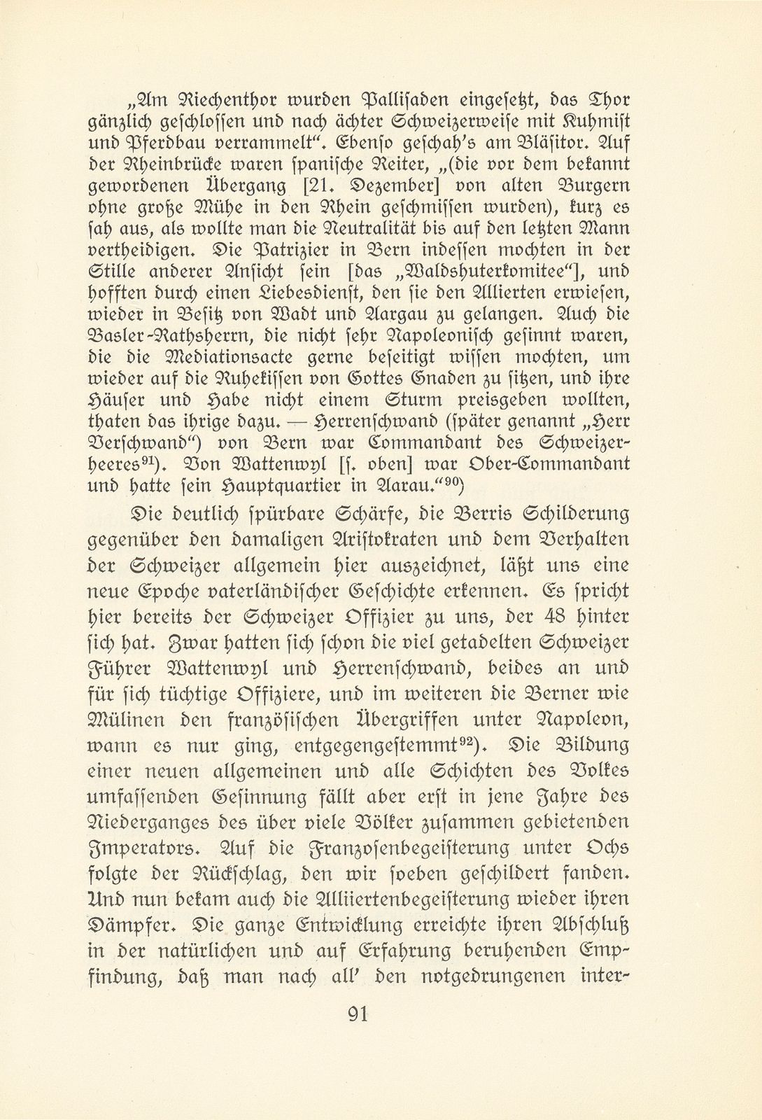 Melchior Berri. (Ein Beitrag zur Kultur des Spätklassizismus in Basel.) – Seite 33