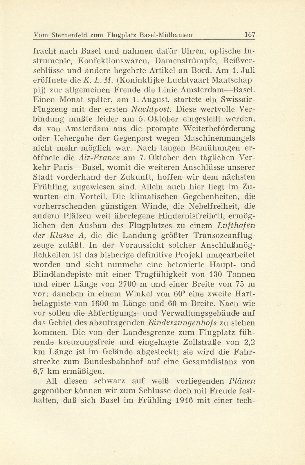 Zur Zeitgeschichte. Vom Sternenfeld zum Flugplatz Basel-Mülhausen – Seite 14