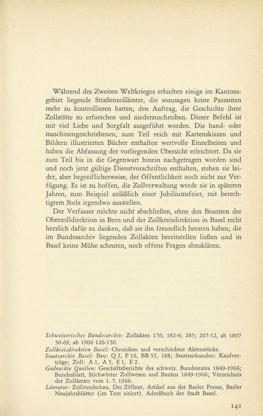 Die eidgenössischen Zollstätten im Kanton Basel-Stadt – Seite 27