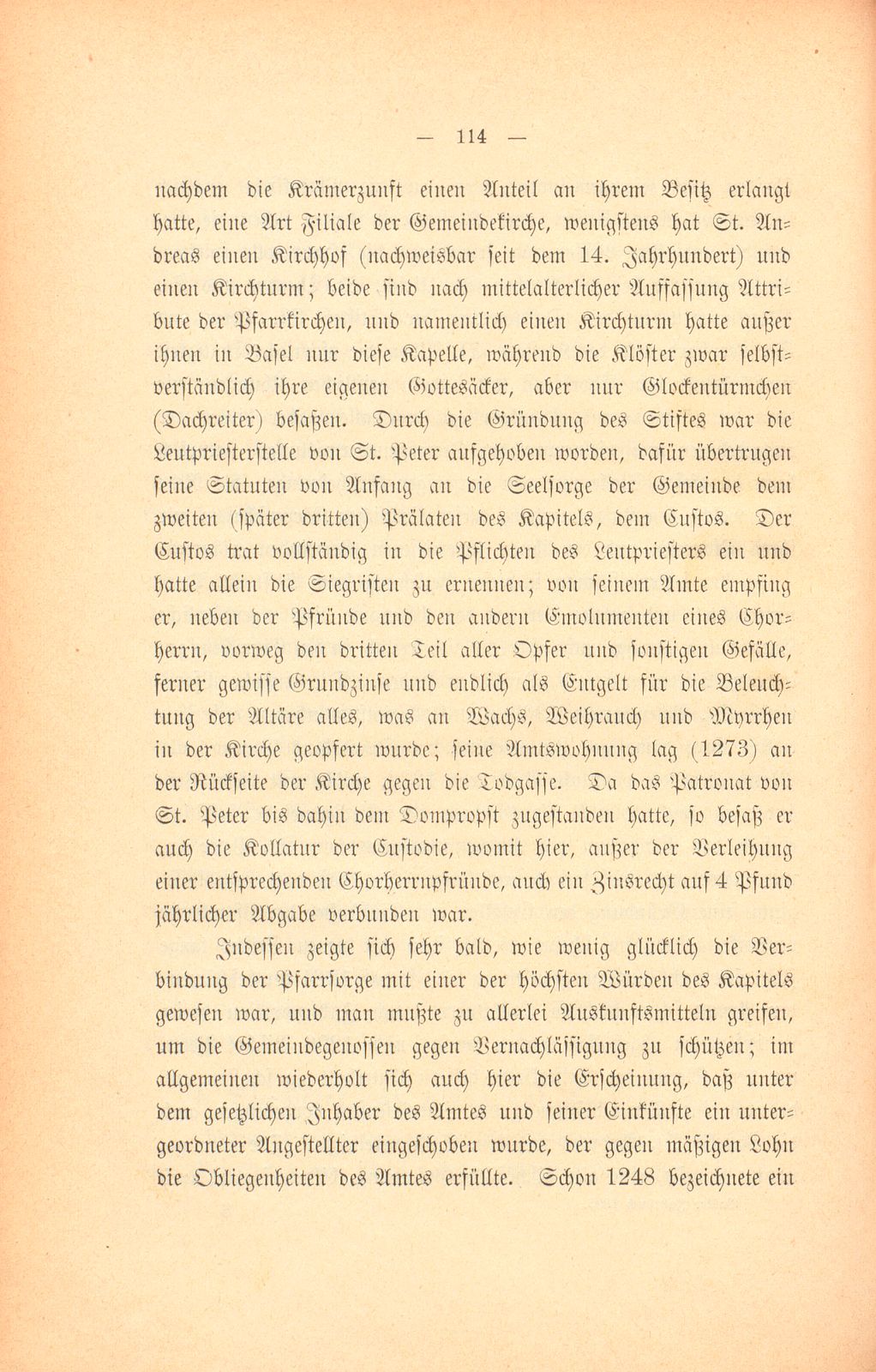 Die Kirchgemeinden Basels vor der Reformation – Seite 16