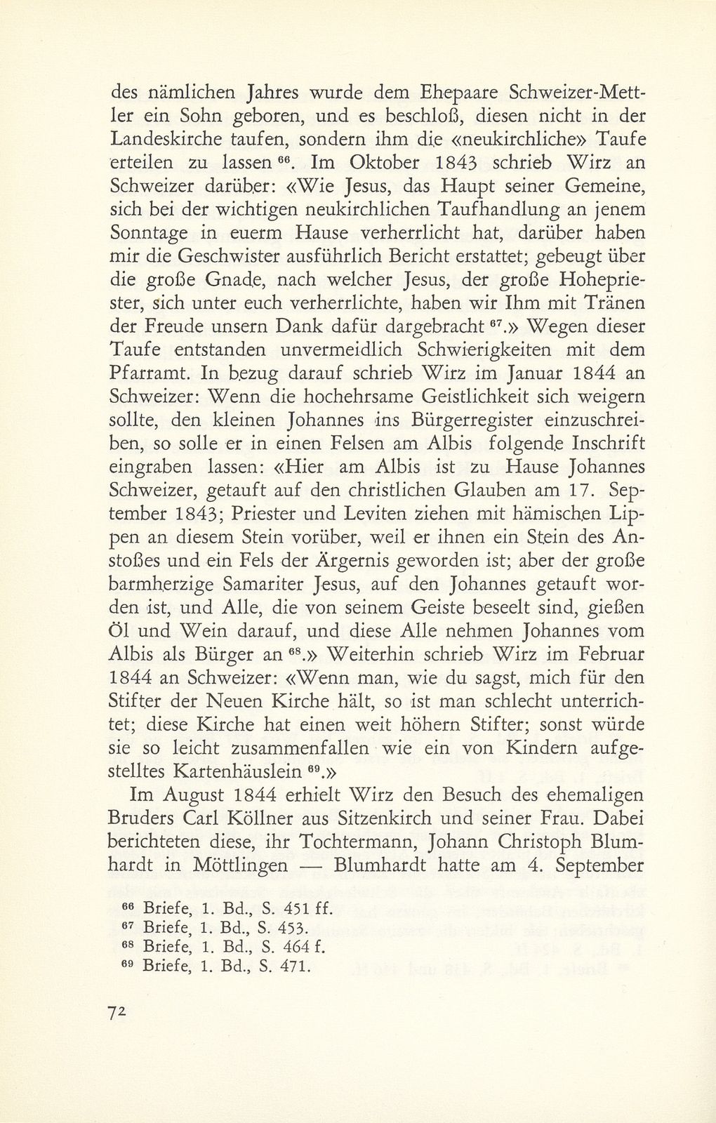 Der Basler Seidenbandweber Johann Jakob Wirz als Hellseher und Gründer der Nazarenergemeine – Seite 23