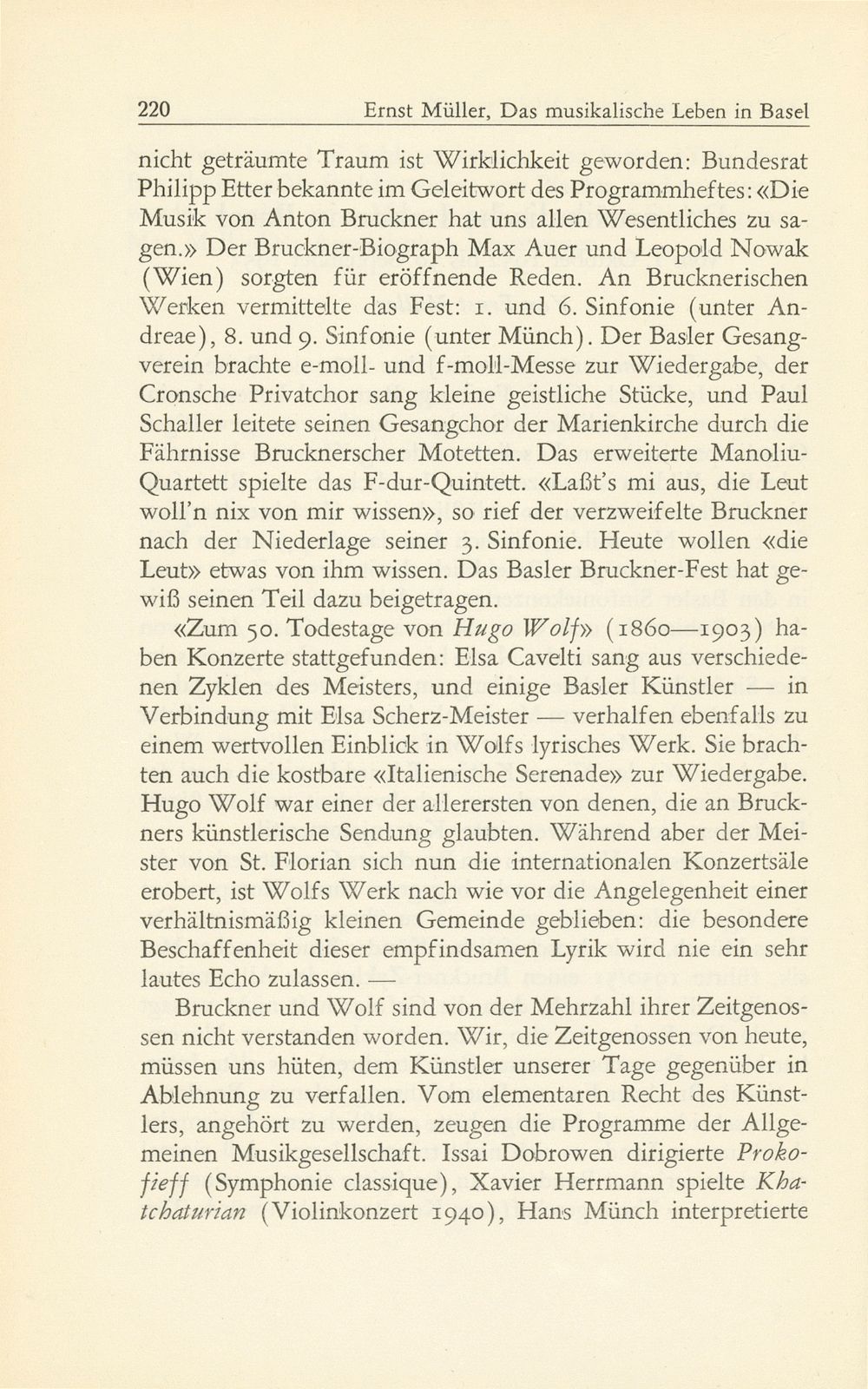 Das musikalische Leben in Basel vom 1. Oktober 1952 bis 30. September 1953 – Seite 2