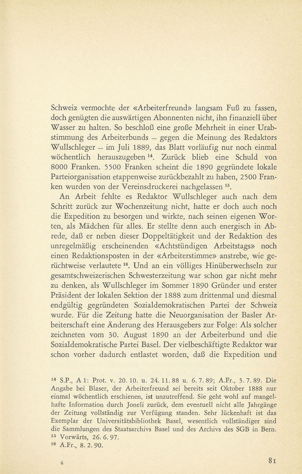 Die sozialdemokratische Presse in Basel bis zum Ersten Weltkrieg – Seite 13