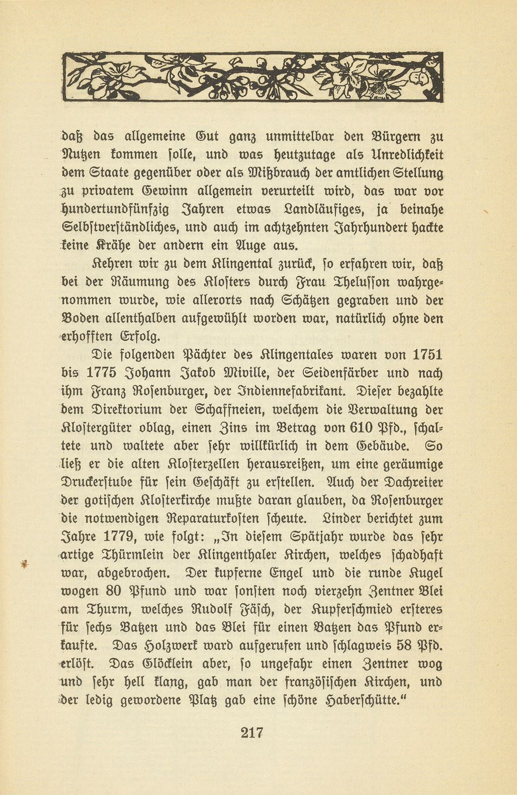 Eine Kleinbasler Chronik des 18. Jahrhunderts [Wilhelm Linder] – Seite 25