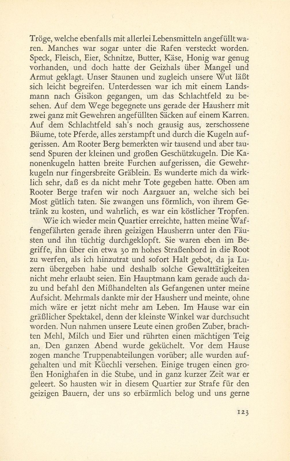 Erlebnisse eines Baselbieter Wachtmeisters im Sonderbundskrieg [Jakob Strub] – Seite 15