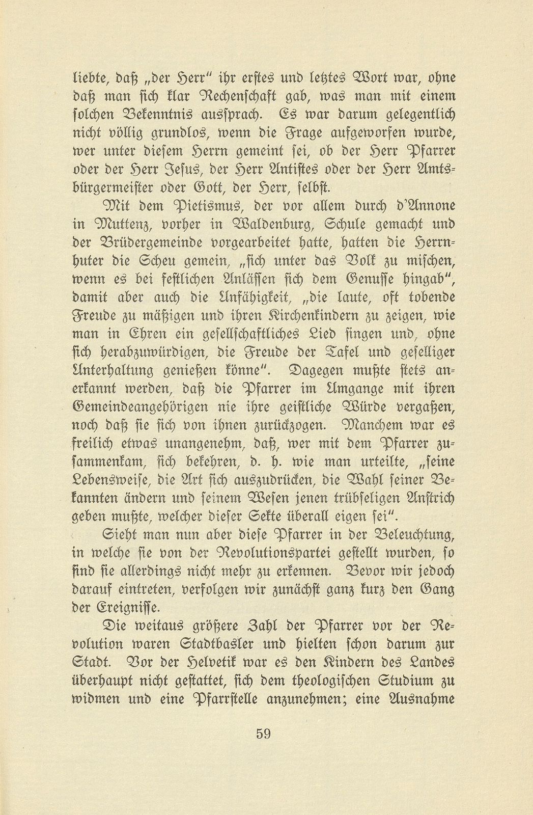 Die Pfarrer im Baselbiet in der Zeit der Trennung von Basel-Stadt – Seite 3