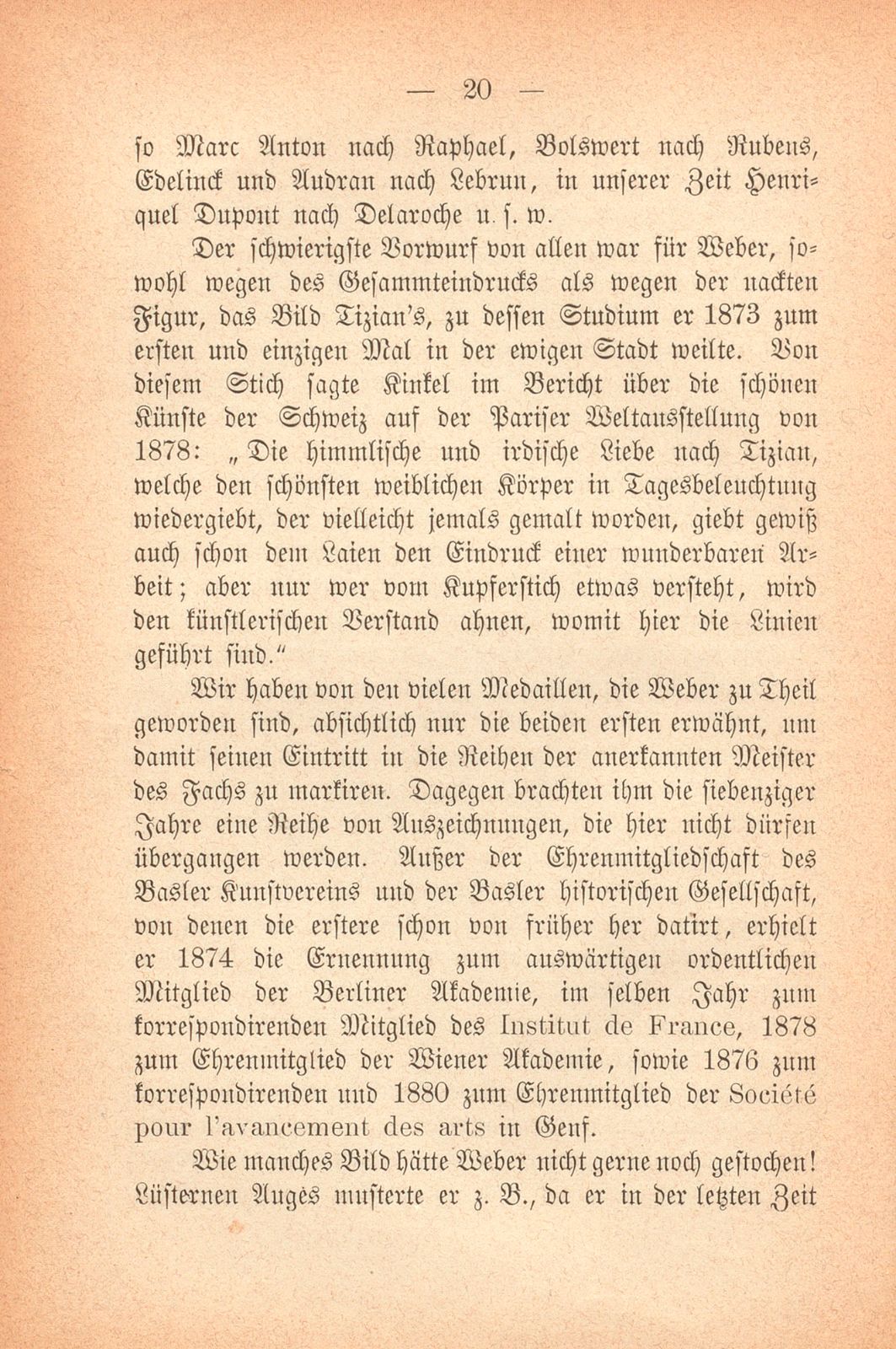 Friedrich Weber, geb. 10. September 1813, gest. 17. Februar 1882 – Seite 20