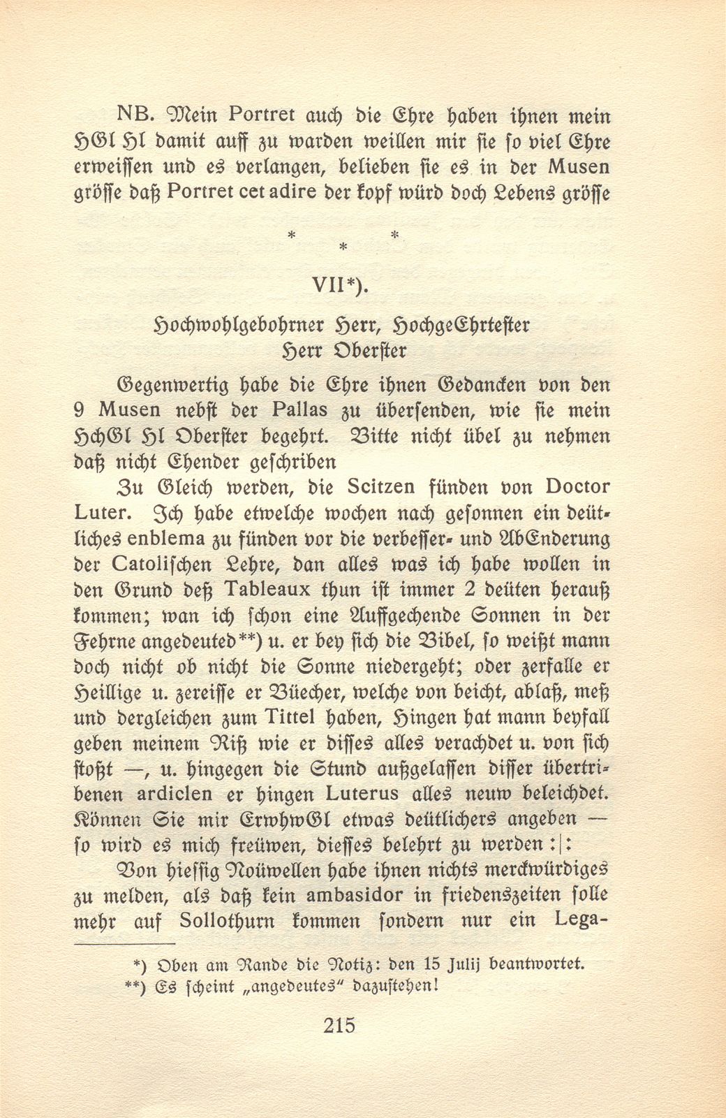 C.F. von Staal und Emanuel Handmann. (Nebst acht Briefen des Künstlers.) – Seite 21