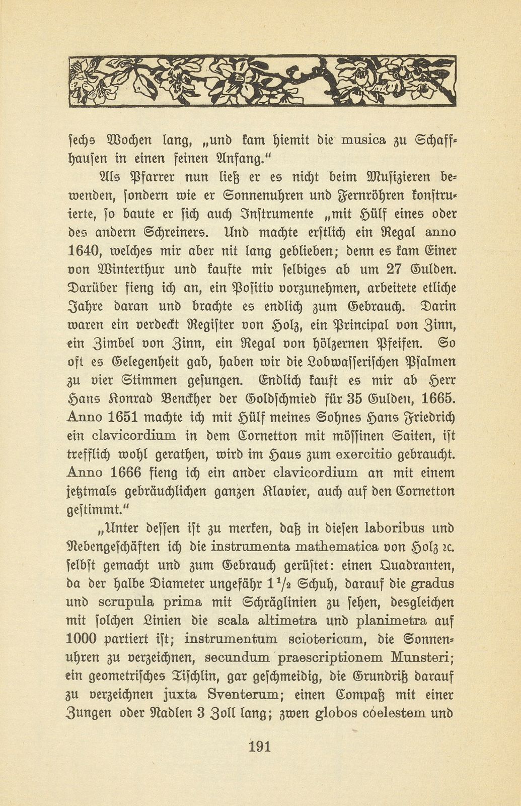 Aus den Aufzeichnungen des Hans Jakob Menzinger – Seite 15