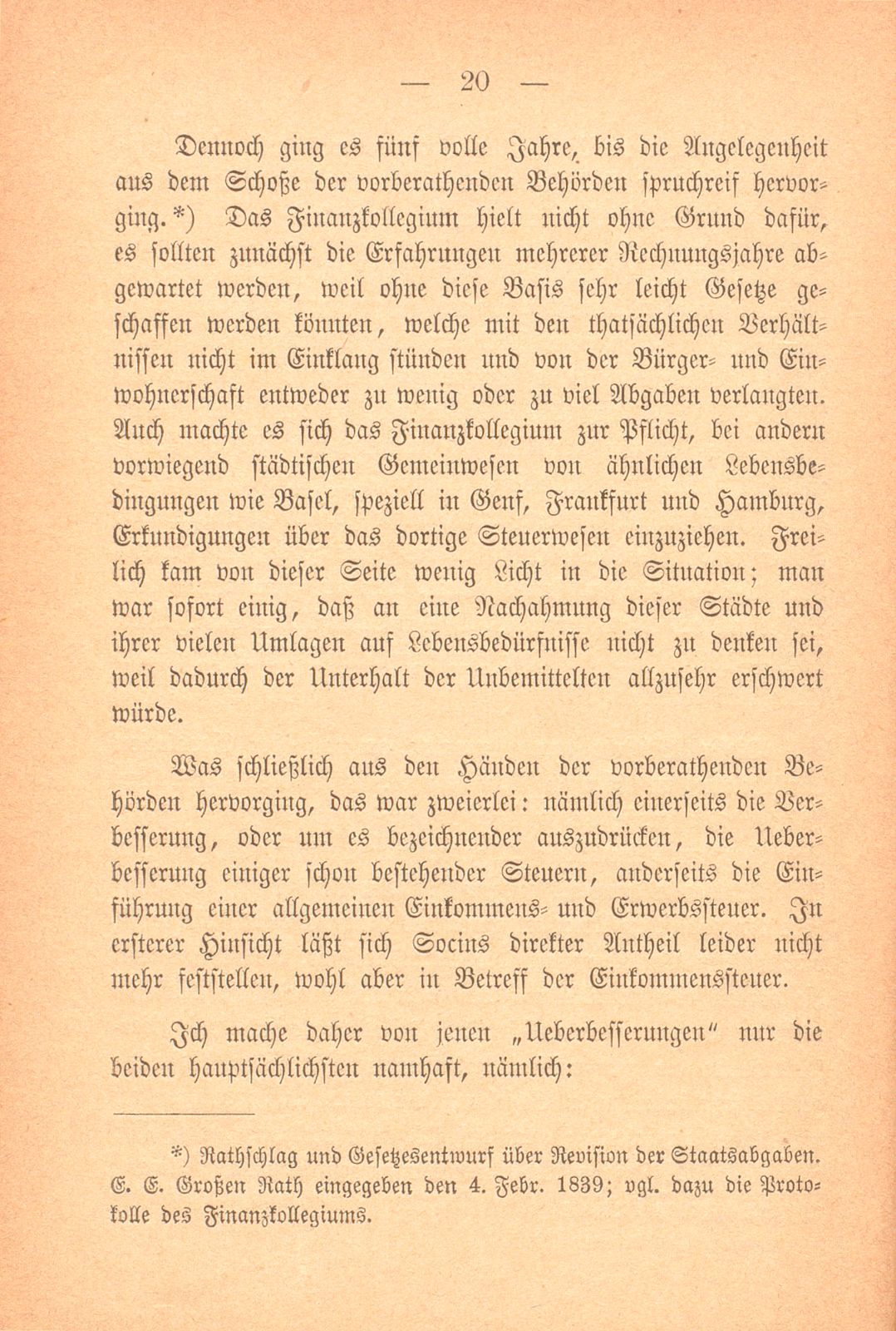 Bernhard Socin, ein Basler Ratsherr aus der ersten Hälfte des neunzehnten Jahrhunderts – Seite 20