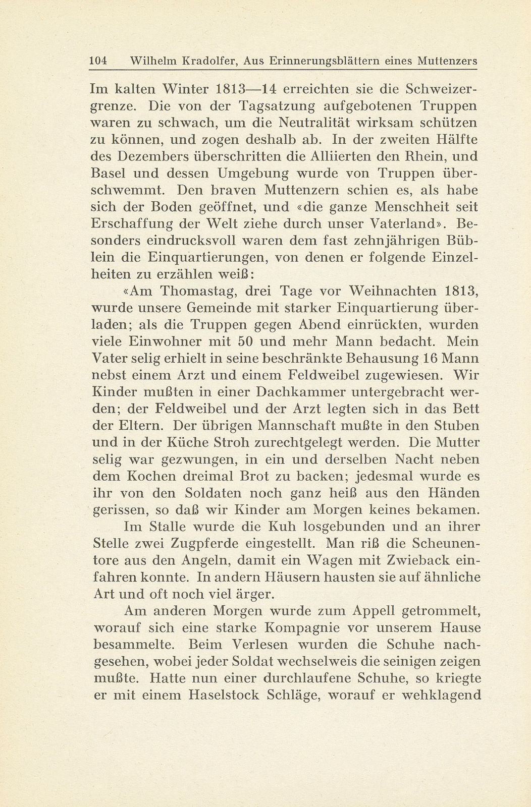 Aus den Erinnerungsblättern eines Muttenzers [D. Tschudin-Spänhauer] – Seite 2