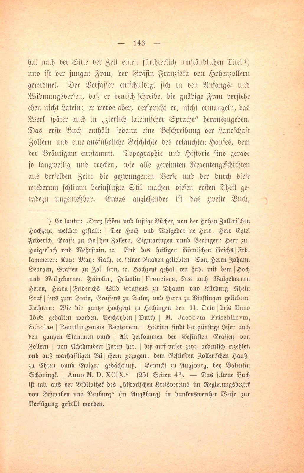 Felix Platters Schilderung der Reise des Markgrafen Georg Friedrich zu Baden und Hochberg – Seite 40