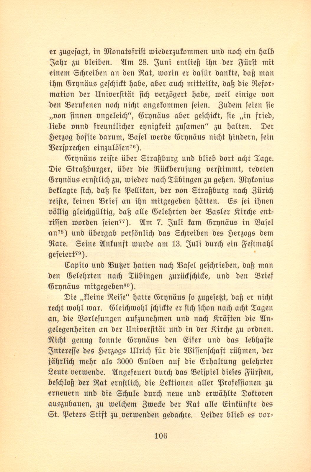 Die Berufung des Simon Grynäus nach Tübingen. 1534/1535 – Seite 19