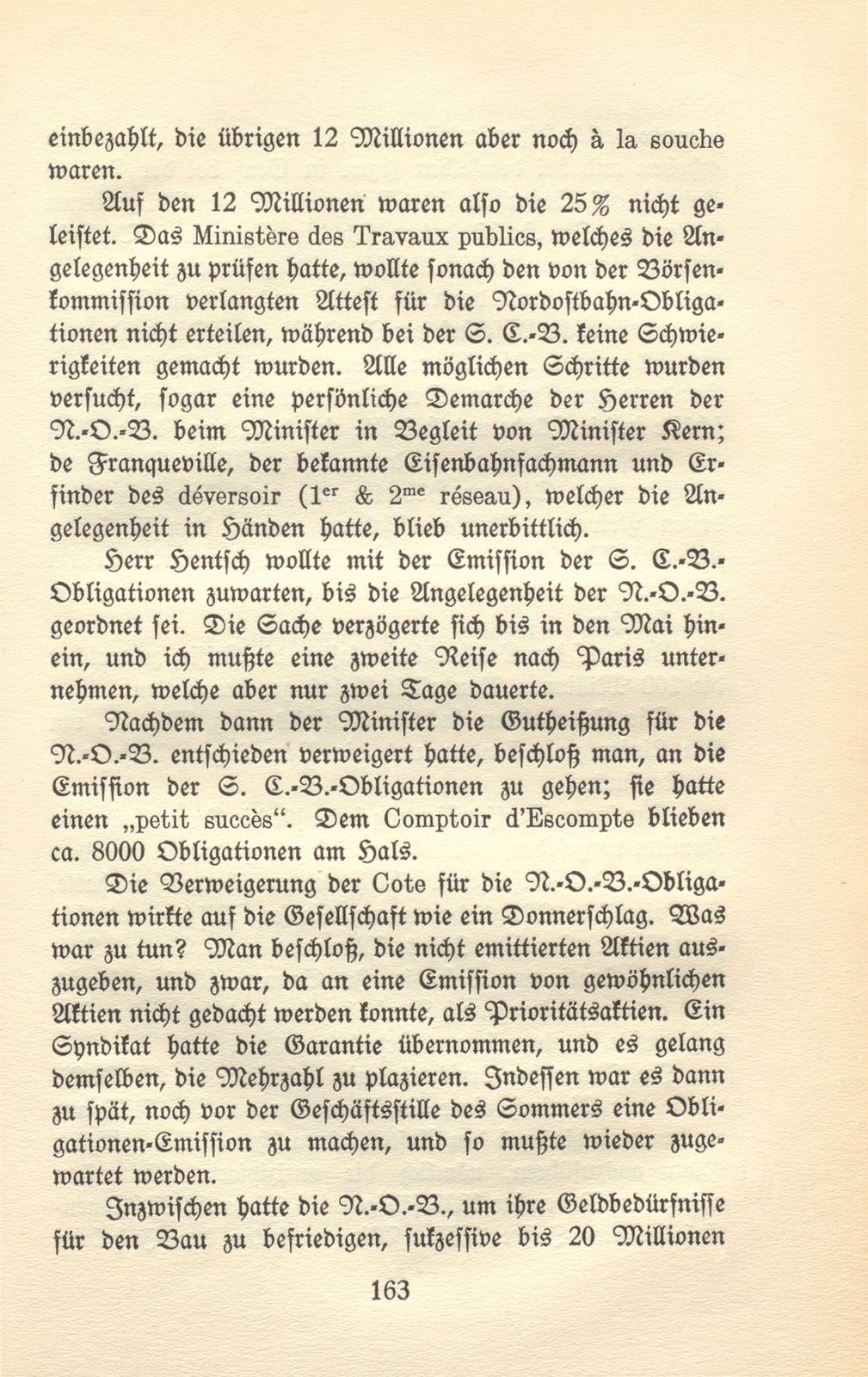 Von den Schweizer Bahnen und Banken in der kritischen Zeit der 1870er und der 1880er Jahre – Seite 19