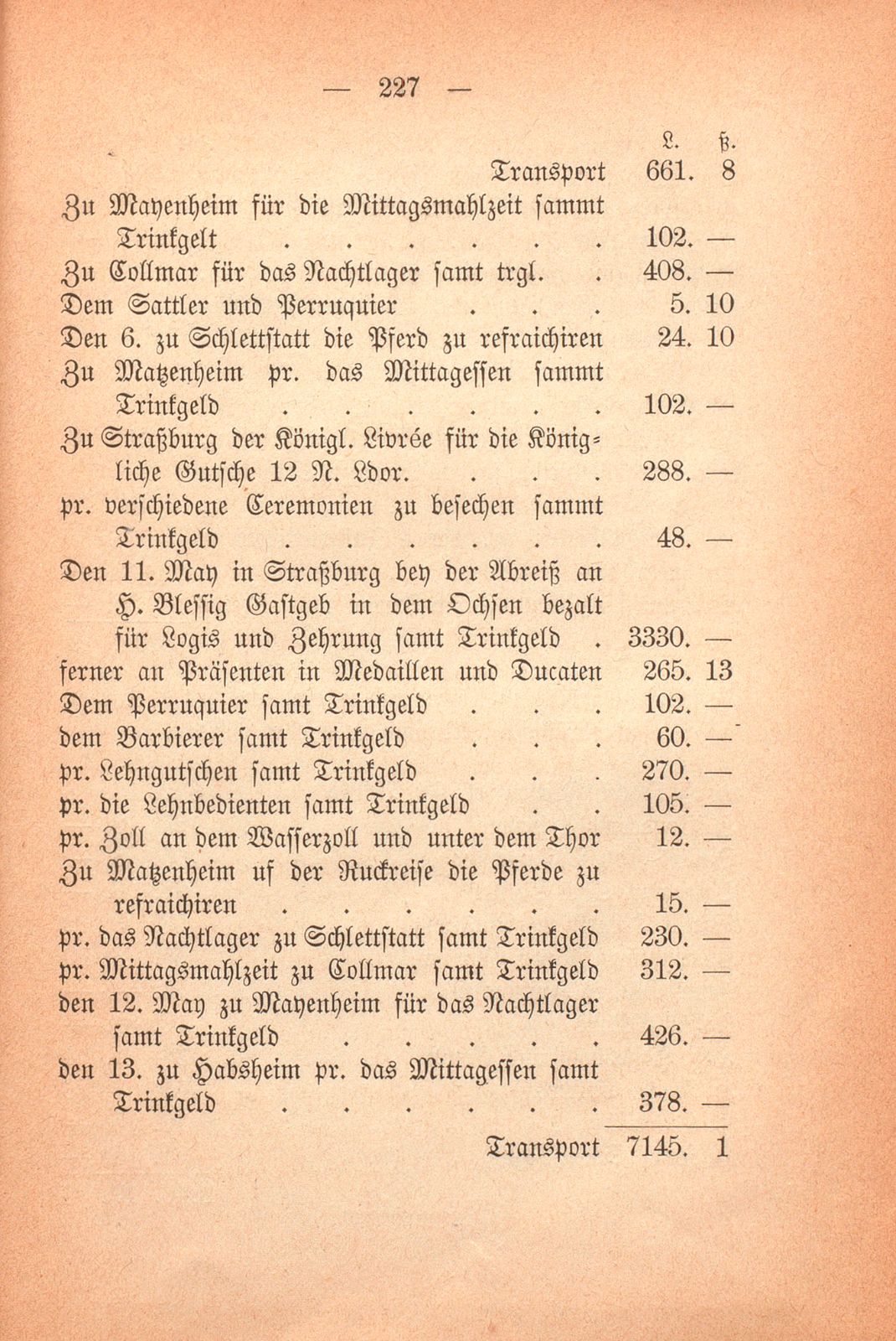 Eine Basler Gesandtschaft des vorigen Jahrhunderts – Seite 17