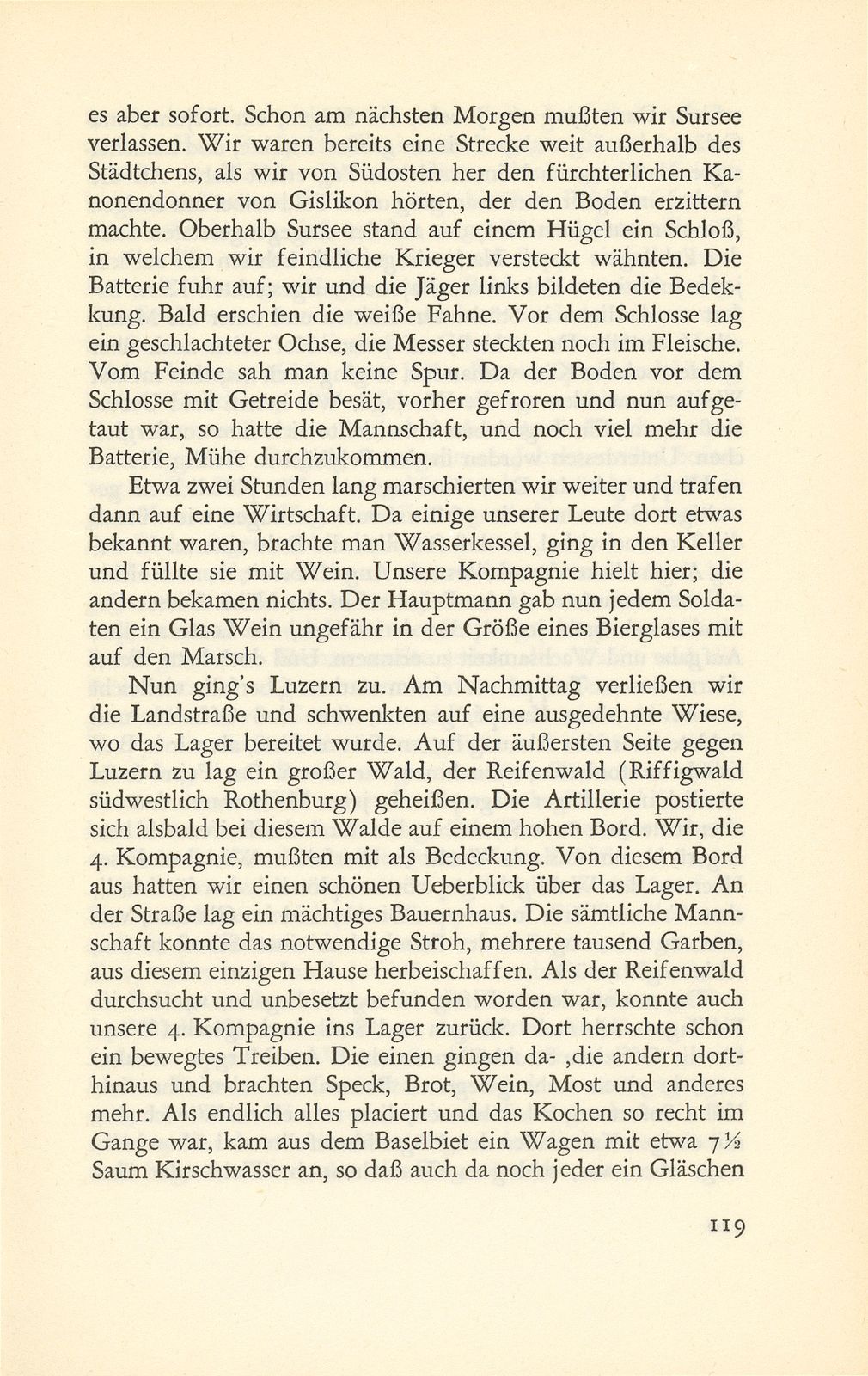 Erlebnisse eines Baselbieter Wachtmeisters im Sonderbundskrieg [Jakob Strub] – Seite 11