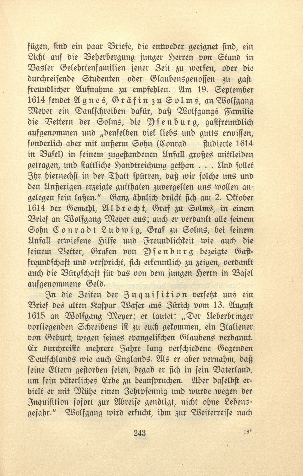 Aus den Wanderjahren eines Basler Studenten des 17. Jahrhunderts [Wolfgang Meyer] – Seite 35