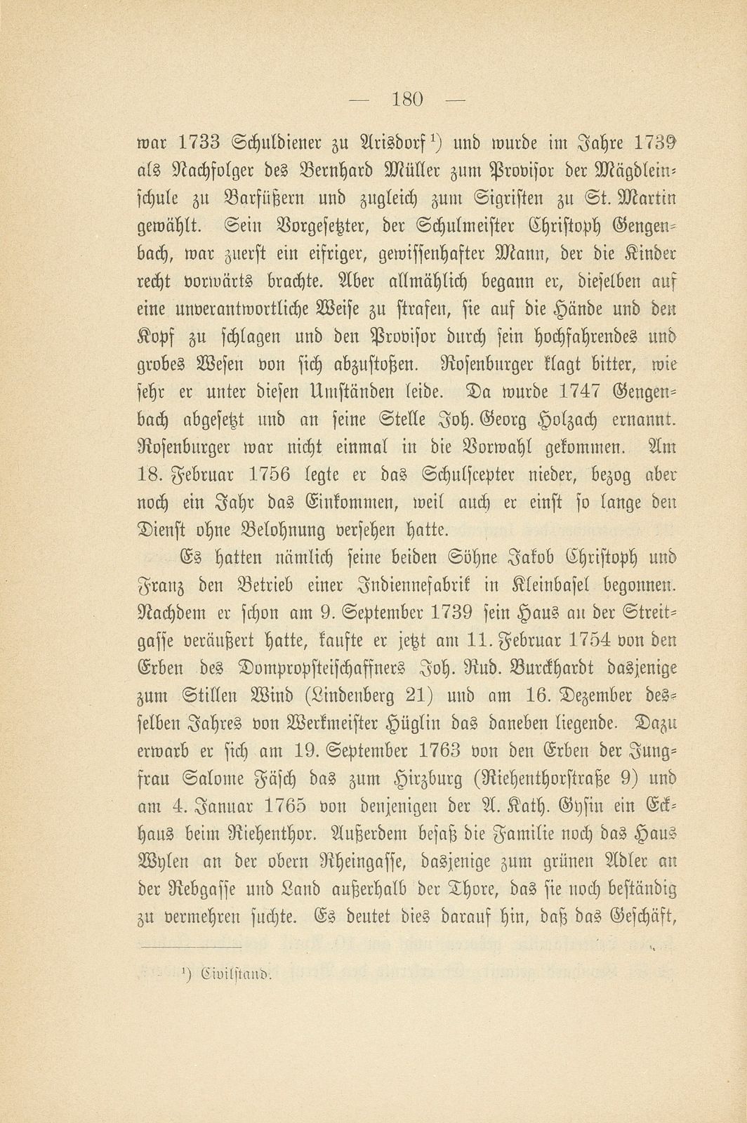 Stadt und Landschaft Basel in der zweiten Hälfte des 18. Jahrhunderts – Seite 57