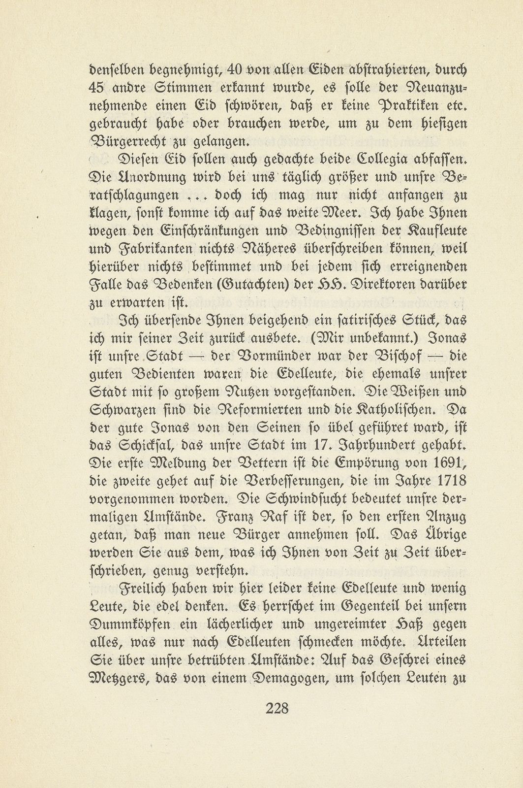 Der Kampf um die Wiederaufnahme neuer Bürger in Basel, 1757-1762 – Seite 17