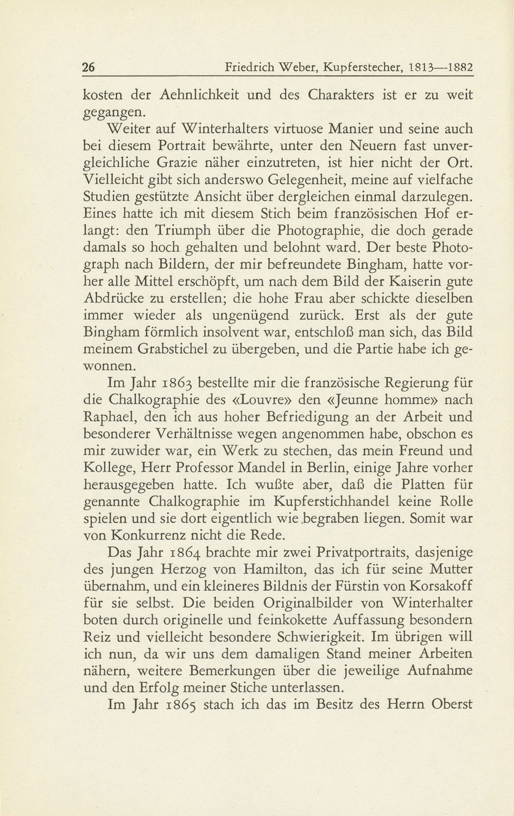 Friedrich Weber, Kupferstecher, 1813-1882. Sein Lebensgang – von ihm selbst erzählt – Seite 20