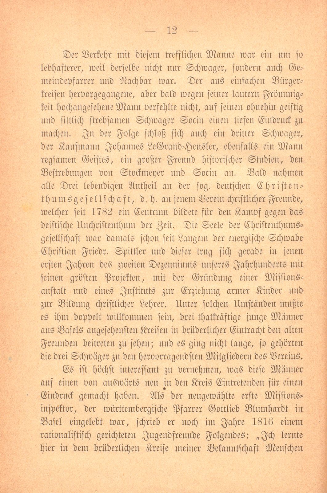 Bernhard Socin, ein Basler Ratsherr aus der ersten Hälfte des neunzehnten Jahrhunderts – Seite 12