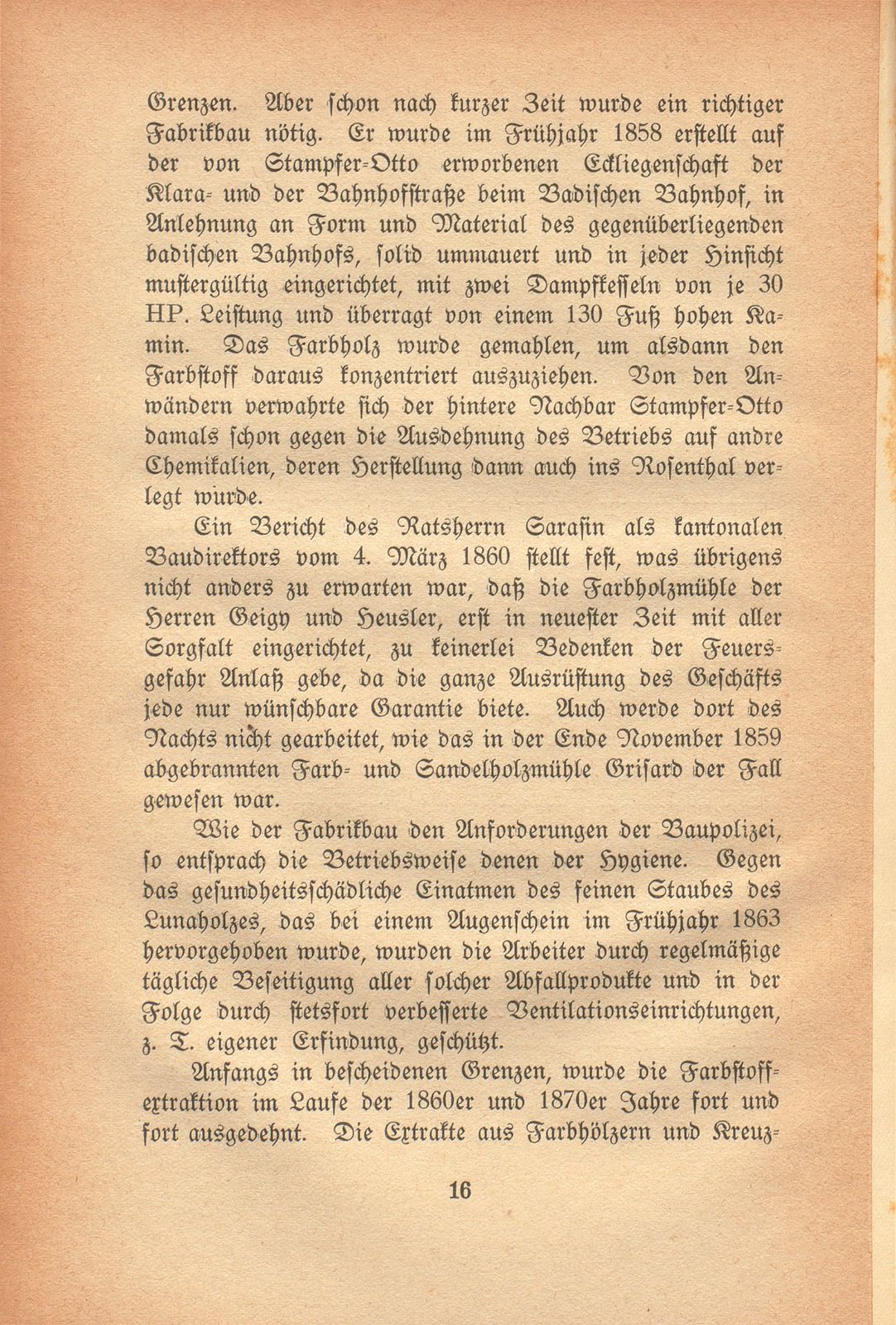 Johann Rudolf Geigy-Merian. 4. März 1830 bis 17. Februar 1917 – Seite 16