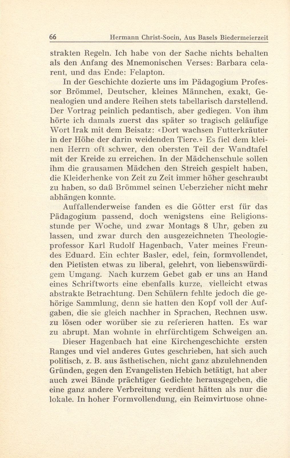 Aus Basels Biedermeierzeit – Seite 31