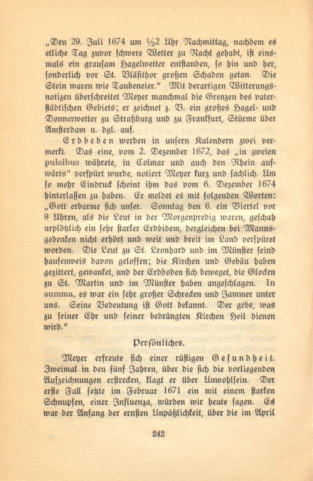 Aus den Aufzeichnungen des Lohnherrn Jakob Meyer 1670-1674 – Seite 30