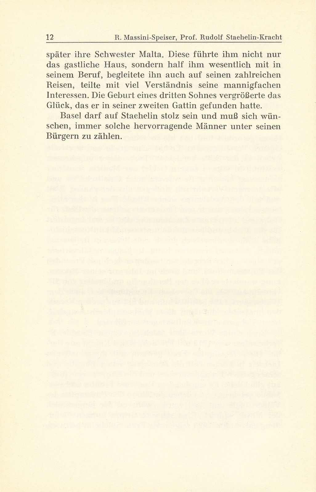 Prof. Rudolf Staehelin-Kracht 28. August 1875 bis 26. März 1943 – Seite 6