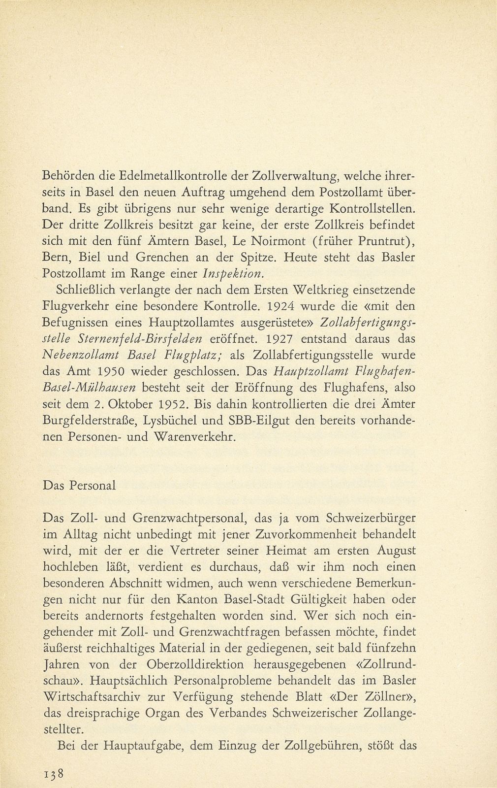 Die eidgenössischen Zollstätten im Kanton Basel-Stadt – Seite 24