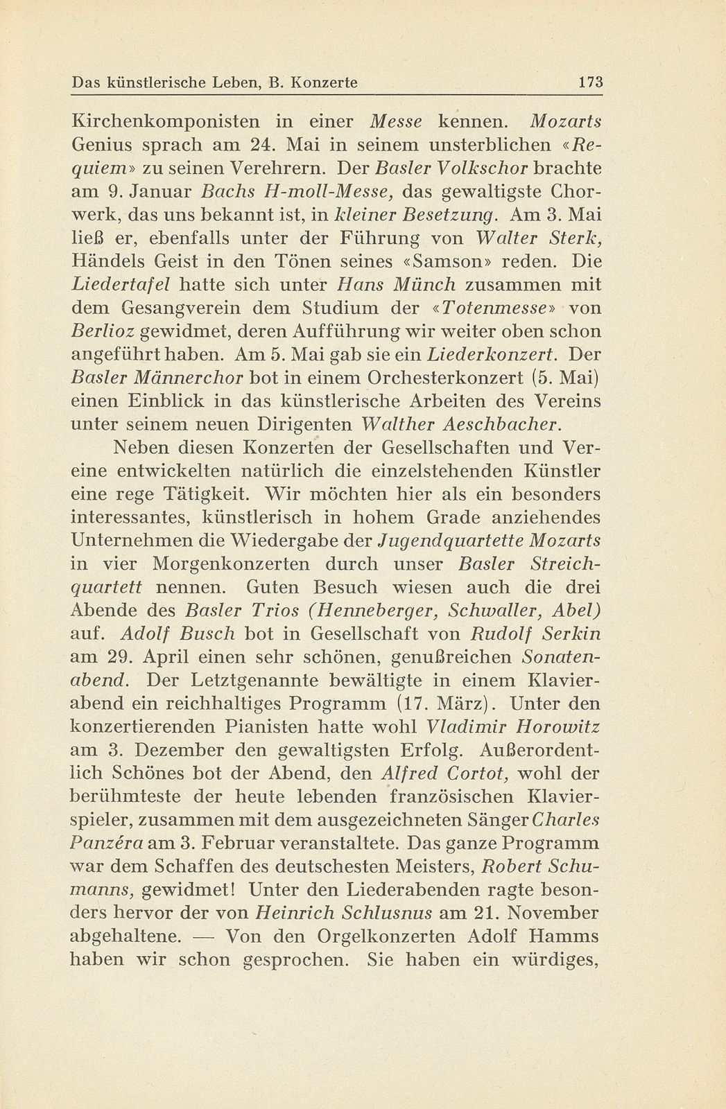 Das künstlerische Leben in Basel vom 1. Oktober 1935 bis 30. September 1936 – Seite 5