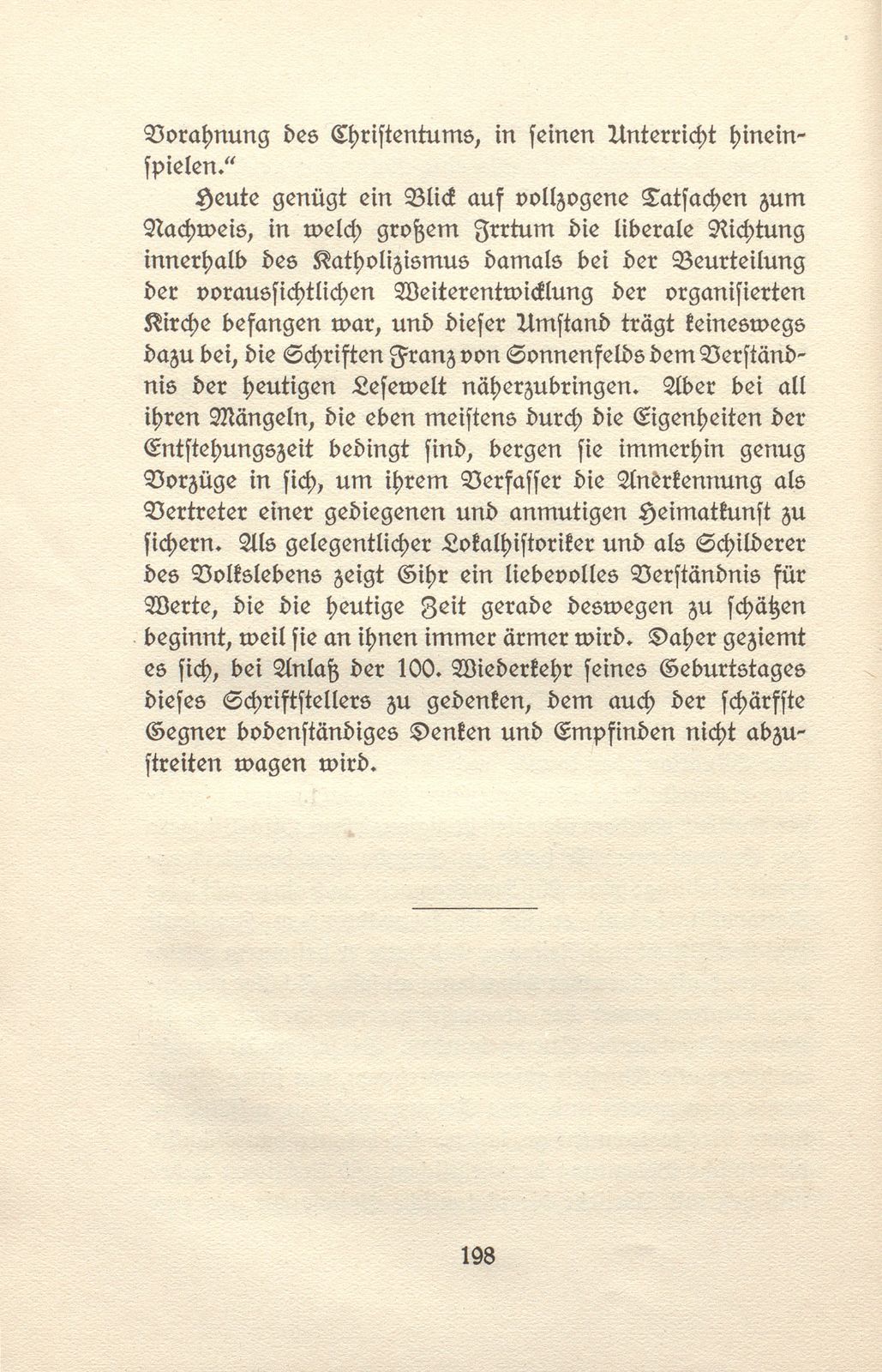 Franz von Sonnenfeld, ein Schriftsteller aus dem Vorblauengebiet [Johannes Gihr] – Seite 23