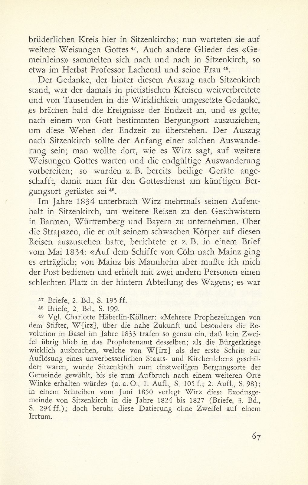 Der Basler Seidenbandweber Johann Jakob Wirz als Hellseher und Gründer der Nazarenergemeine – Seite 18